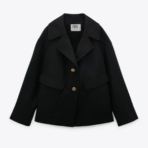 NWOT Boxy black jacket